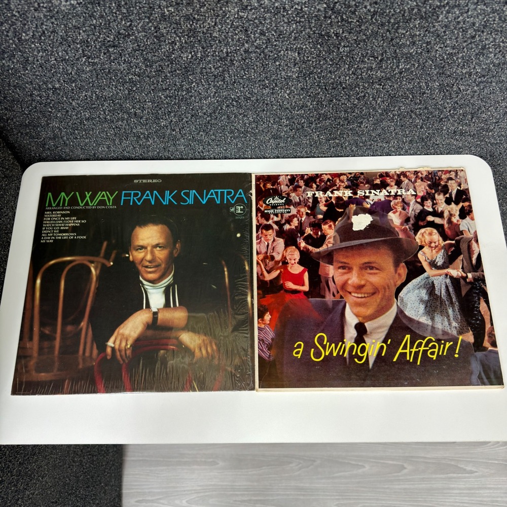 Frank Sinatra Vinyl Record Lot My Way Reprise FS 1029 A Swingin Affair Capitol